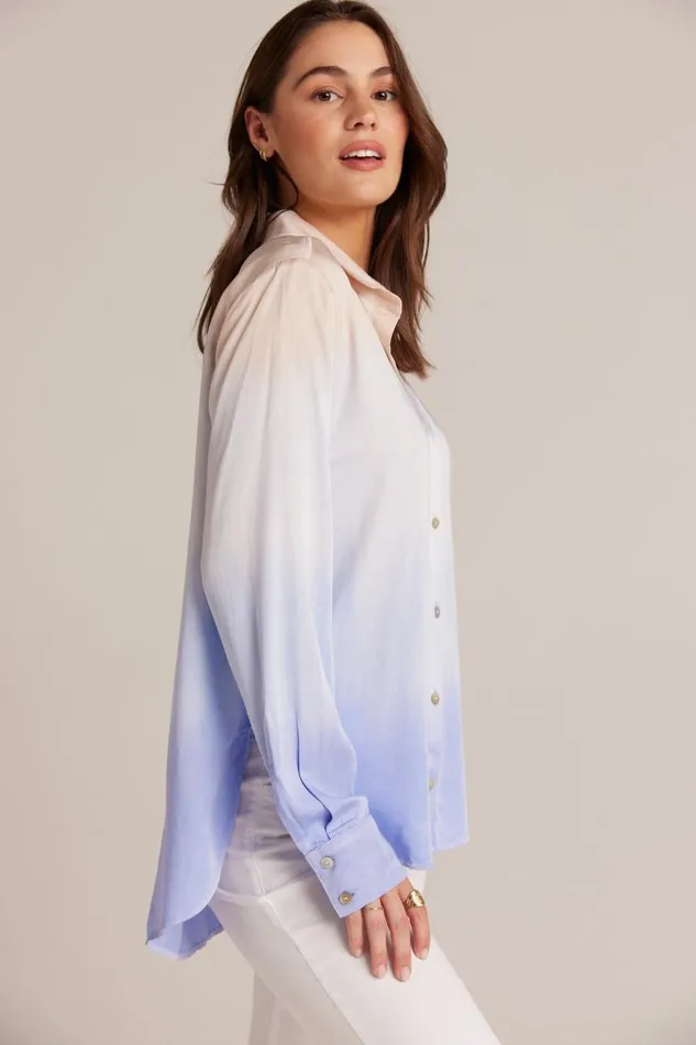 Flowy Button Down 8211 Sunrise Ombre Dye Women Bella Dahl Long Sleeve
