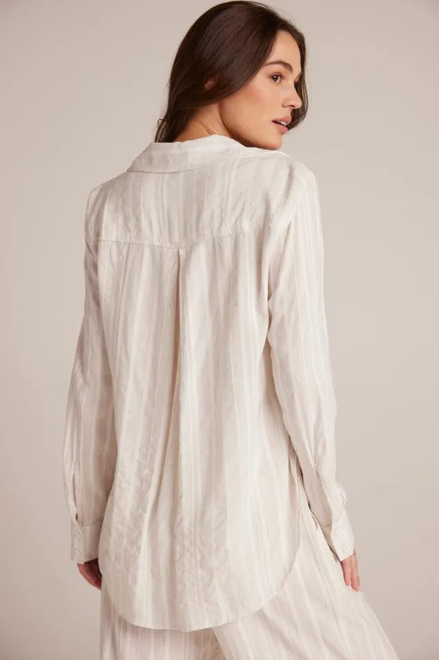 Flowy Button Down 8211 White Sand Stripe Women Bella Dahl Button Down Flowy Button Down 8211 White Sand Stripe Women Bella Dahl Button Down