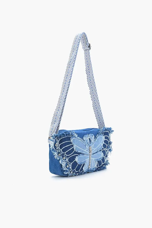 Flutter Sparkle Denim Bag Flutter Sparkle Denim Bag