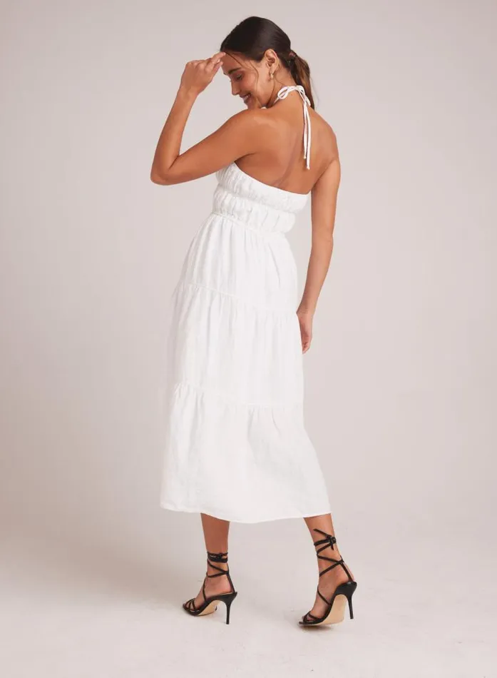 Gathered Halter Midi Dress 8211 White Women Bella Dahl Midi Dresses Gathered Halter Midi Dress 8211 White Women Bella Dahl Midi Dresses