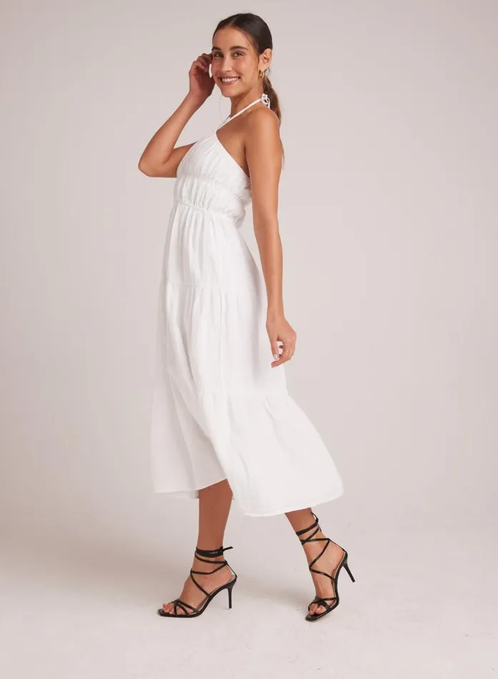 Gathered Halter Midi Dress 8211 White Women Bella Dahl Midi Dresses Gathered Halter Midi Dress 8211 White Women Bella Dahl Midi Dresses