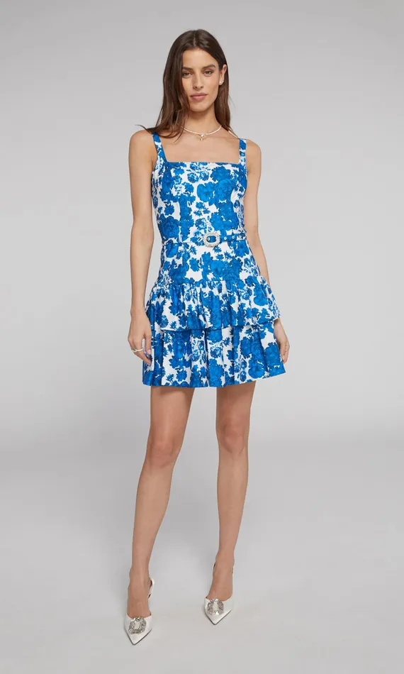 Generation Love Clothing Dresses Women Cosette Dress Blue Floral Fantasy