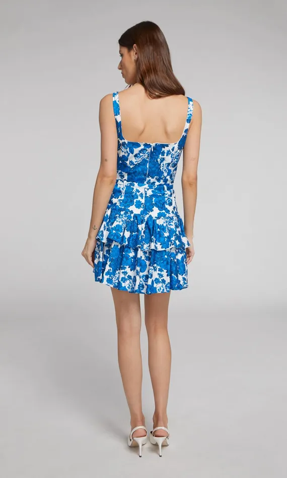 Generation Love Clothing Dresses Women Cosette Dress Blue Floral Fantasy