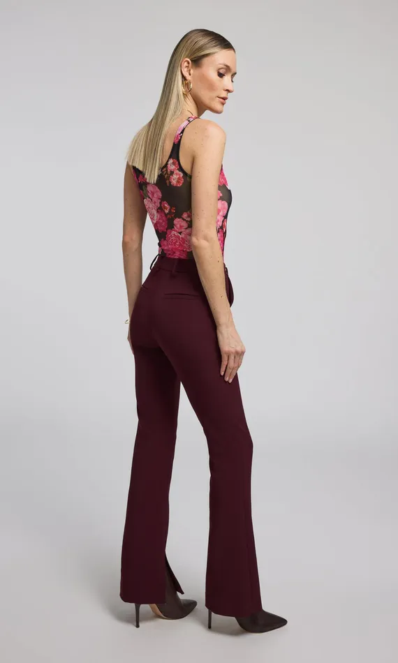 Generation Love Clothing Pants Women Cady Crepe Pants Malbec