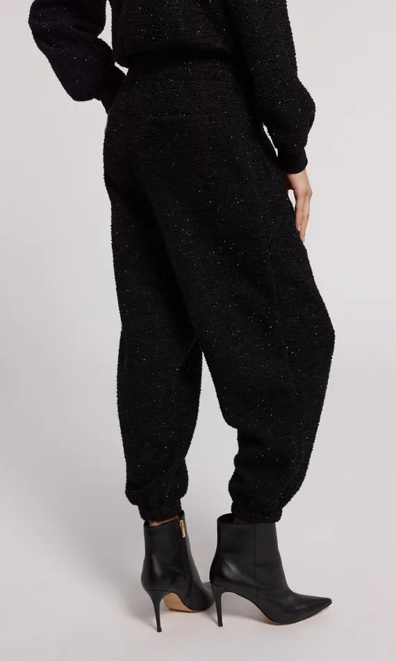 Generation Love Clothing Pants Women Rena Tweed Jogger Black