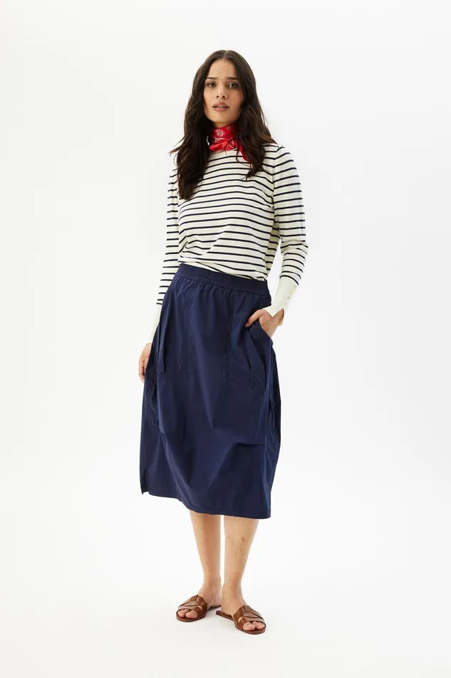 GIANNA SKIRT 16341 591 Navy 591 Women IN FRONT SKIRTS