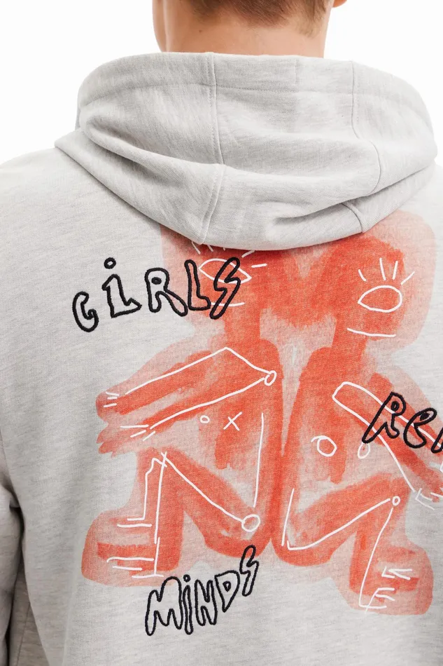 Girls Hoodie Mens Desigual Sweaters and Sweatshirts