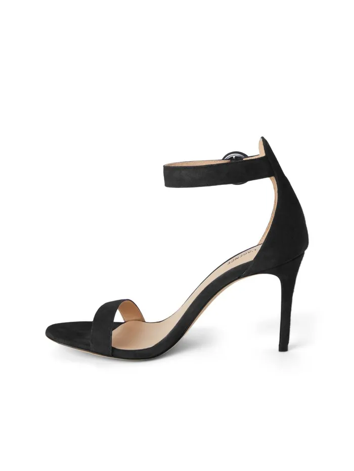 Gisele Sandal Black Suede Women L039Agence Sandals and Wedges