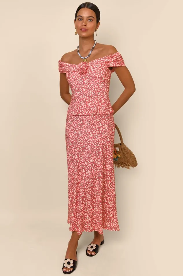 Giuletta Lily Trail Rose Women RIXO Tops Giuletta Lily Trail Rose Women RIXO Tops