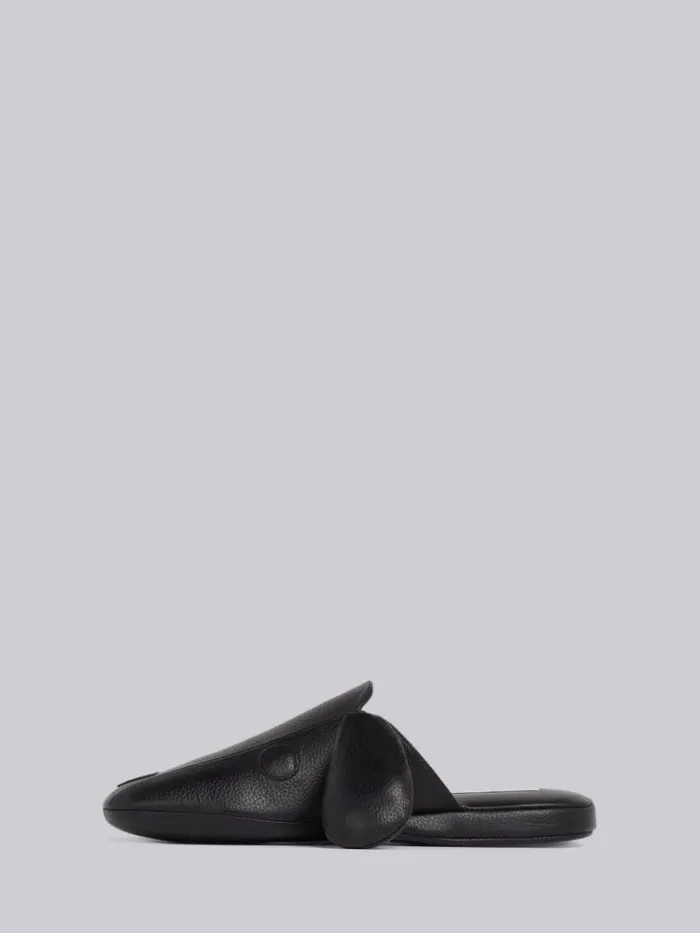 Goat Skin Lining Hector Slipper Black Men Thom Browne Slippers and Sandals Goat Skin Lining Hector Slipper Black Men Thom Browne Slippers and Sandals