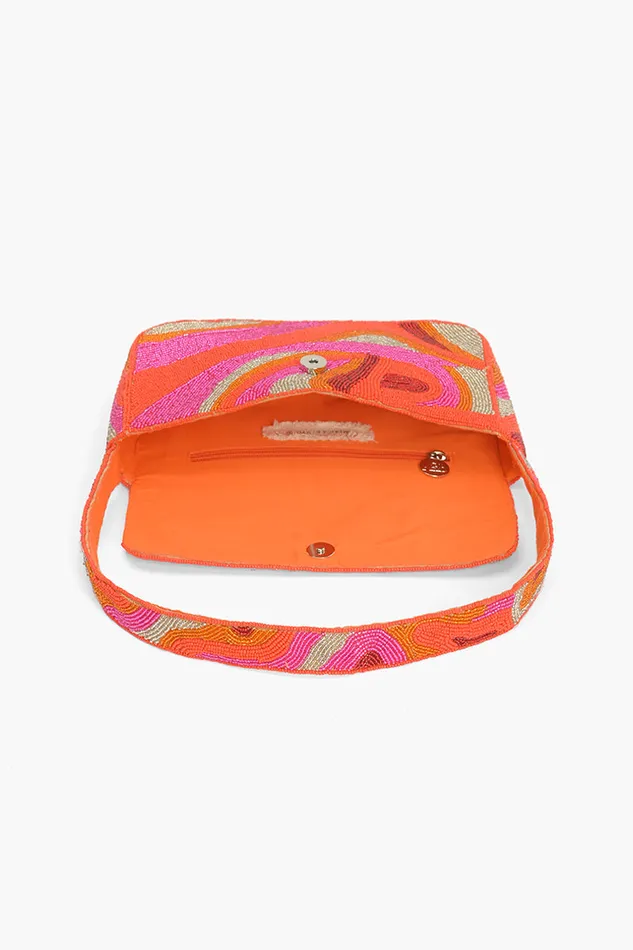 Golden Poppy Embellished Shoulder Bag Golden Poppy Embellished Shoulder Bag