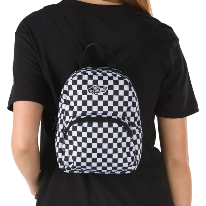 Got This Mini Backpack BlackWhite Checkerboard Backpacks and Bags Vans Women