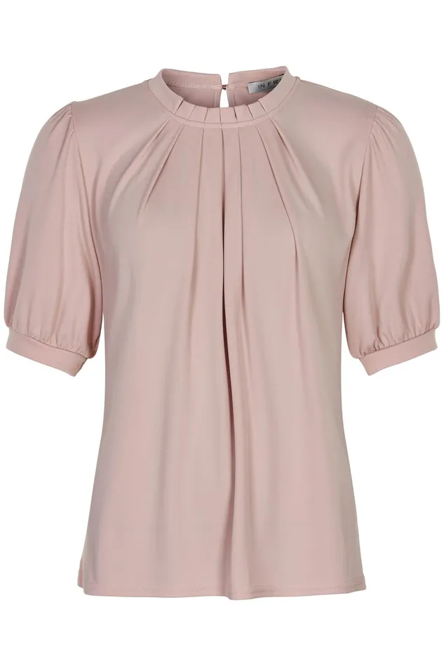 GRAZIA BLOUSE 14852 210 Dusty Rose Women IN FRONT TOPS TSHIRTS