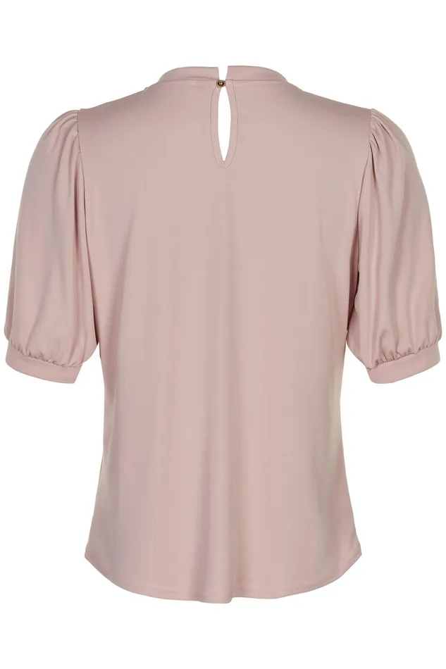 GRAZIA BLOUSE 14852 210 Dusty Rose Women IN FRONT TOPS TSHIRTS