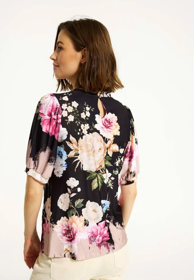 GRAZIA BLOUSE 16574 999 Black 999 Women IN FRONT BLOUSES SHIRTS