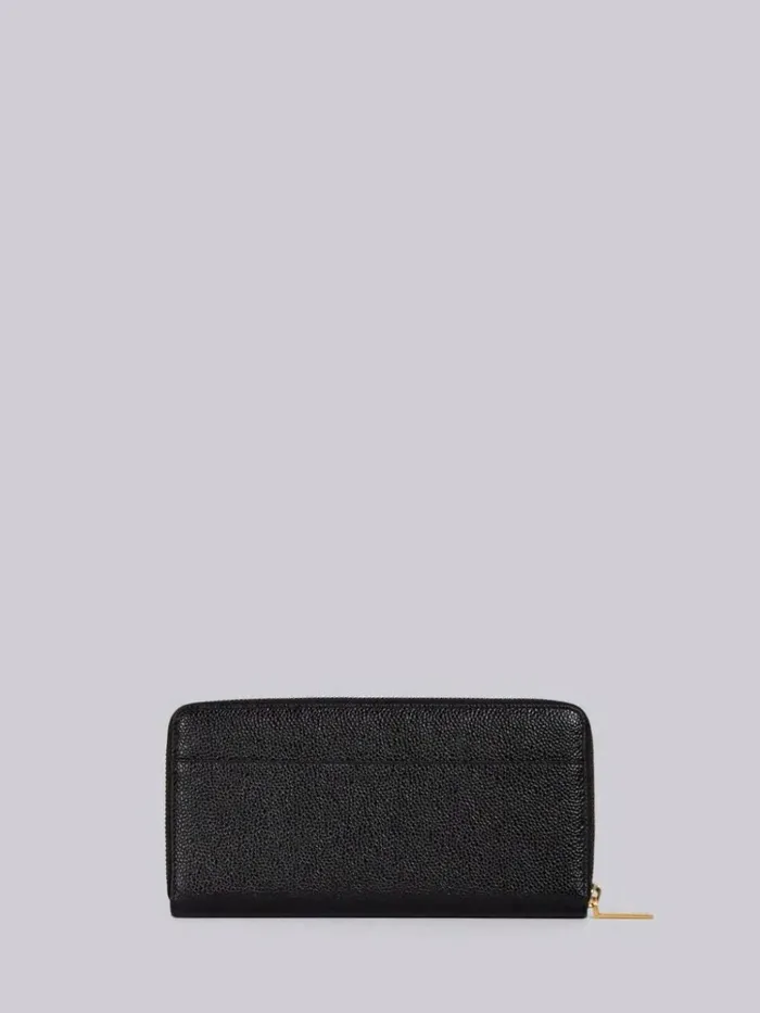 Grosgraintab Leather Continental Wallet Women Thom Browne Purses and Wallets Grosgraintab Leather Continental Wallet Women Thom Browne Purses and Wallets