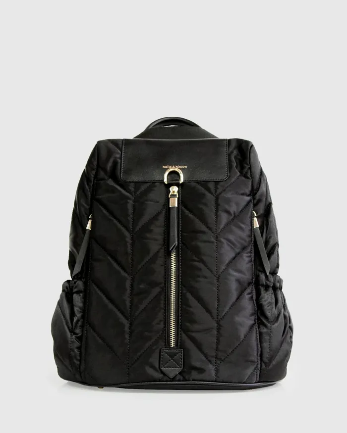 Handbags Belle and Bloom Women Runaway Royalty Backpack 8211 Black