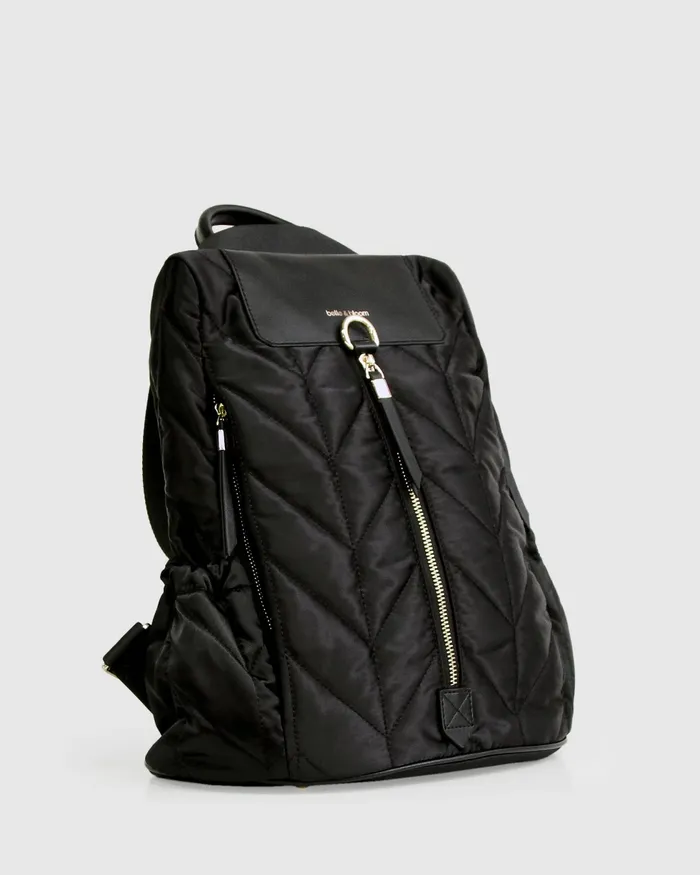Handbags Belle and Bloom Women Runaway Royalty Backpack 8211 Black