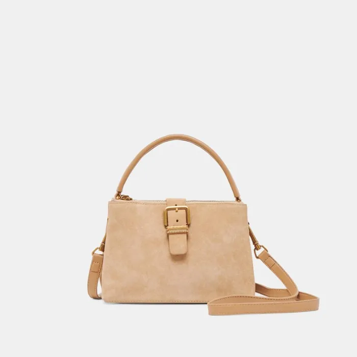 Handbags Women Dolce Vita Charly Crossbody Tan Suede