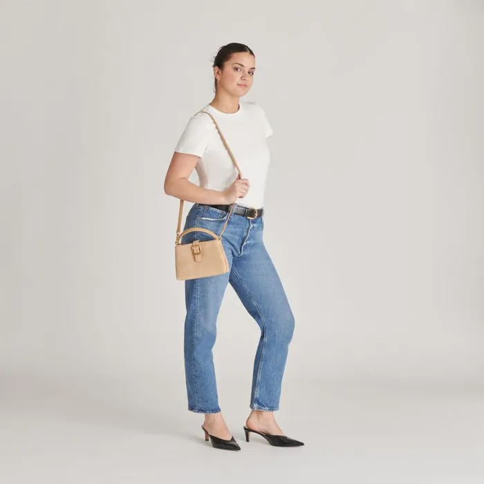 Handbags Women Dolce Vita Charly Crossbody Tan Suede