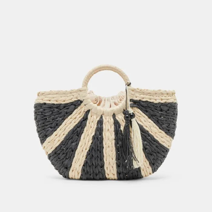 Handbags Women Dolce Vita Estelle Handbag Black Raffia