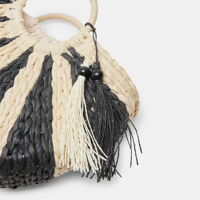 Handbags Women Dolce Vita Estelle Handbag Black Raffia