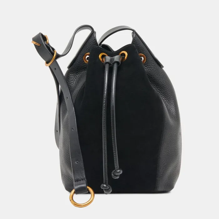 Handbags Women Dolce Vita Heidi Shoulder Bag Black Multi Leather