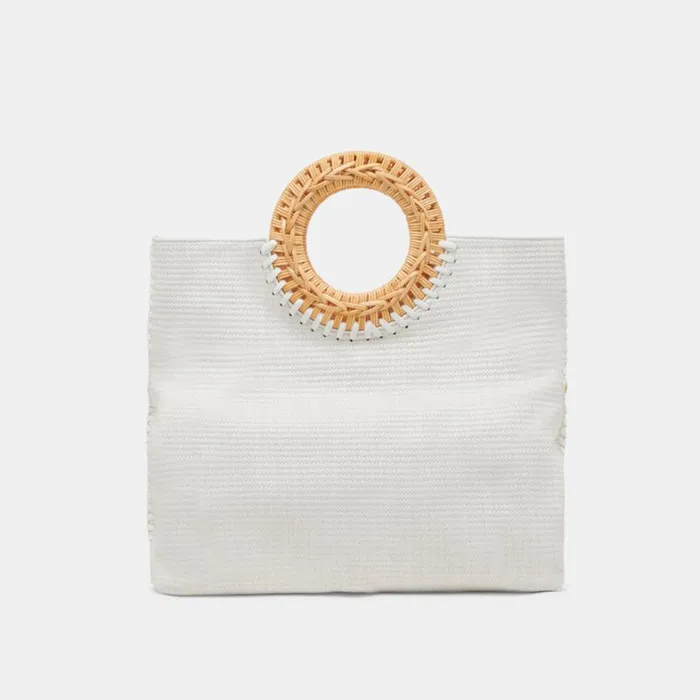 Handbags Women Dolce Vita Lilah Clutch White Embossed Stella