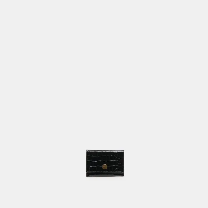 Handbags Women Dolce Vita Minnie Wallet Black Croco Stella