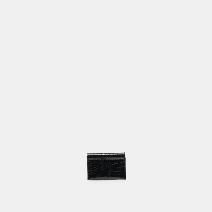 Handbags Women Dolce Vita Minnie Wallet Black Croco Stella