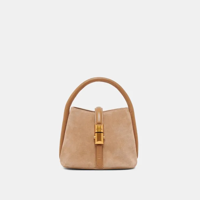 Handbags Women Dolce Vita Neve Crossbody Shitake Suede