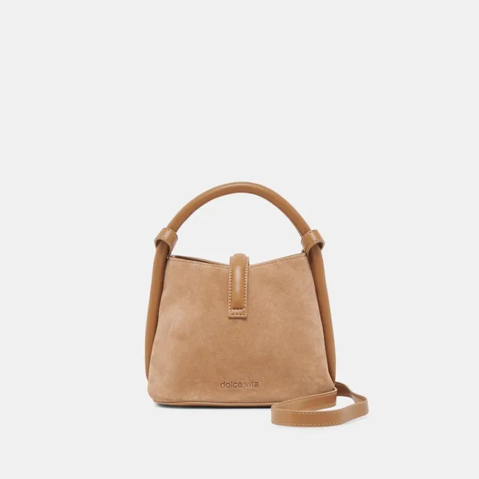 Handbags Women Dolce Vita Neve Crossbody Shitake Suede