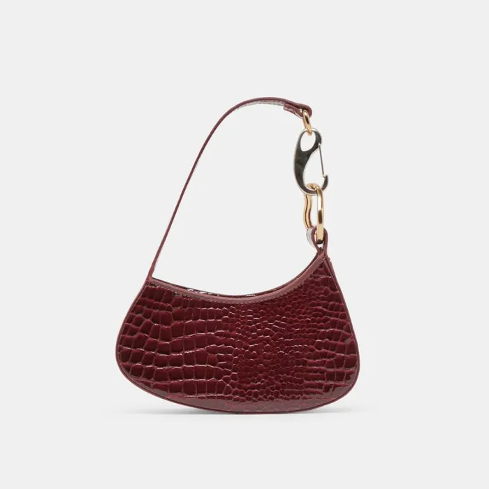 Handbags Women Dolce Vita Silvie Shoulder Bag Wine Croco Stella