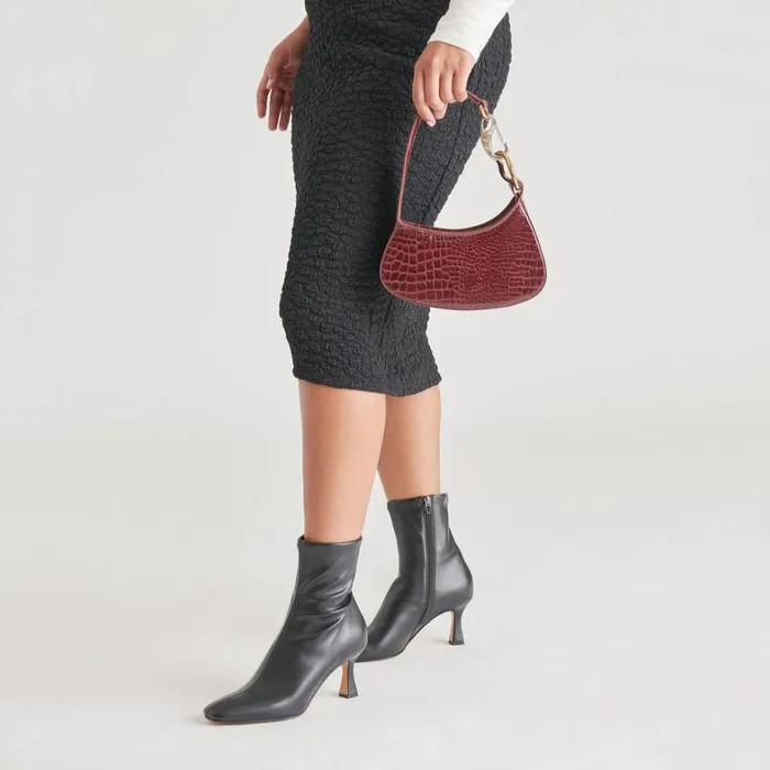 Handbags Women Dolce Vita Silvie Shoulder Bag Wine Croco Stella