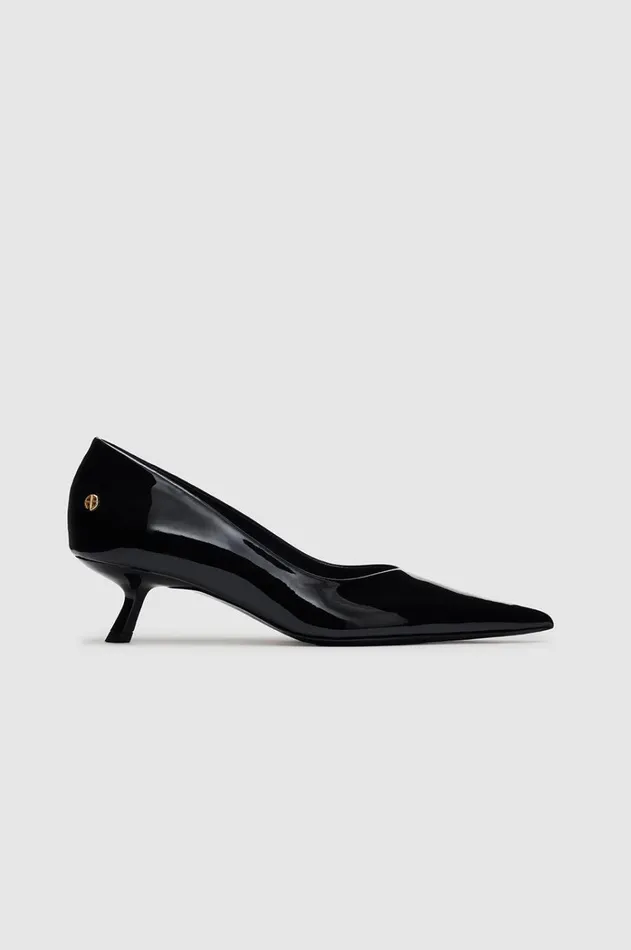 Heels Women ANINE BING Hilda Pumps 8211 Black Patent