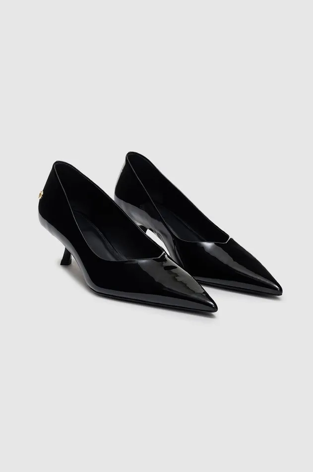 Heels Women ANINE BING Hilda Pumps 8211 Black Patent