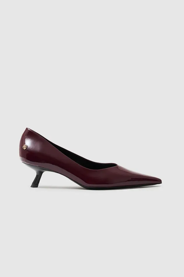 Heels Women ANINE BING Hilda Pumps 8211 Dark Red Patent