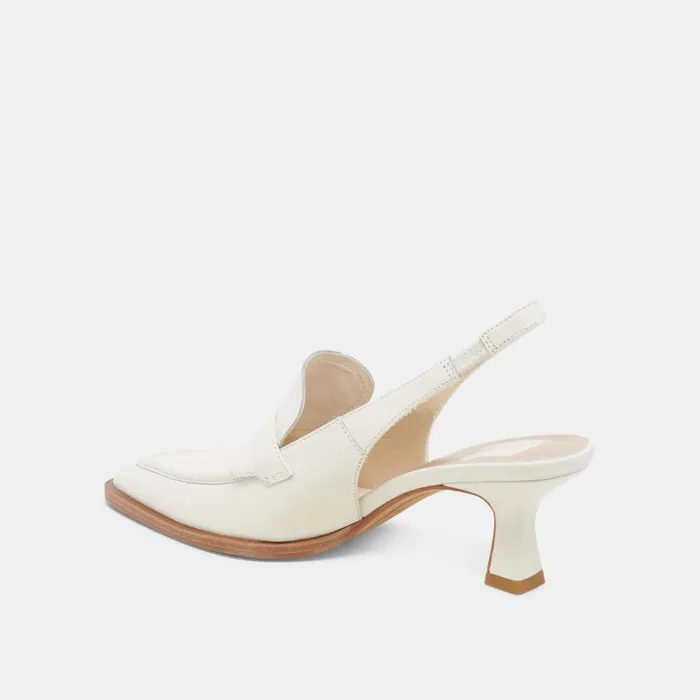 Heels Women Dolce Vita Adele Heels White Crinkle Patent Leather