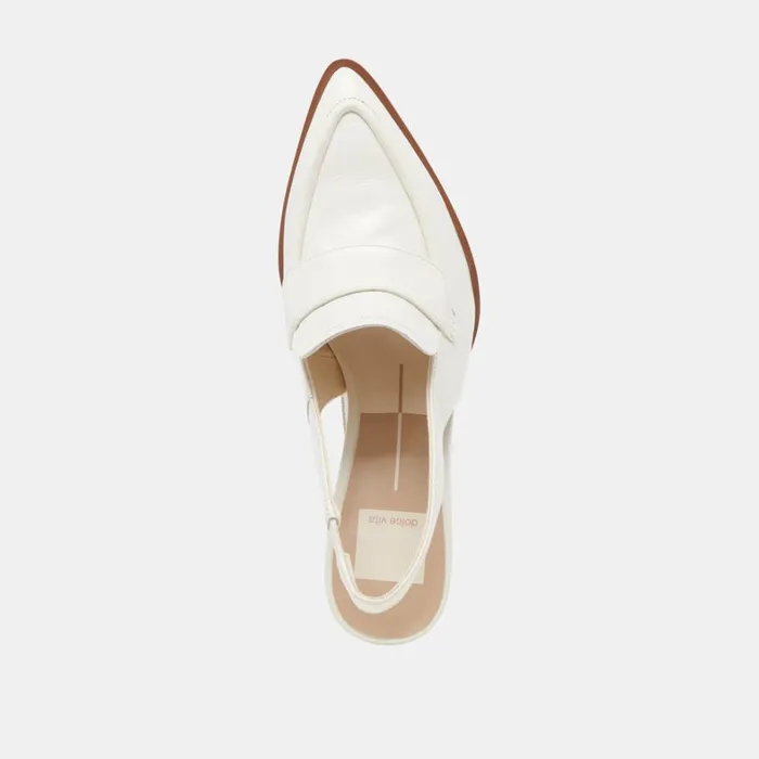 Heels Women Dolce Vita Adele Heels White Crinkle Patent Leather