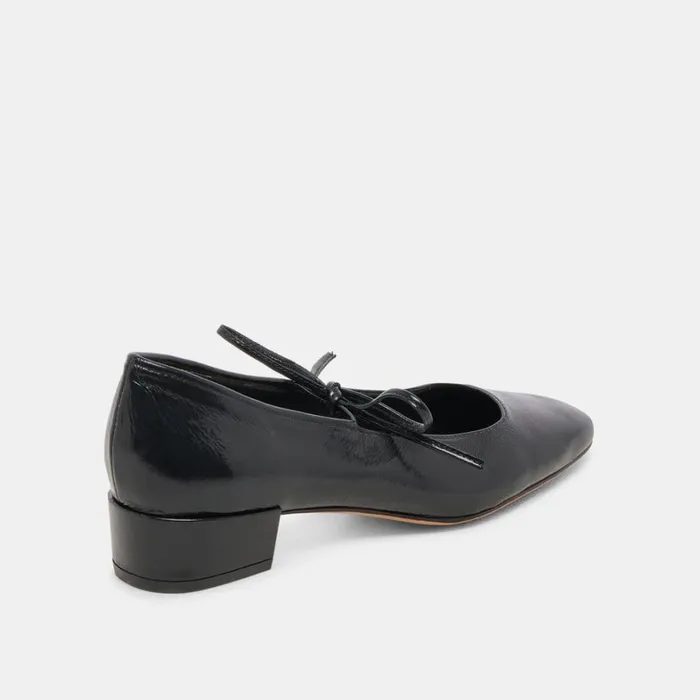 Heels Women Dolce Vita Ardien Heels Midnight Crinkle Patent