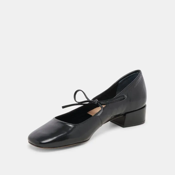 Heels Women Dolce Vita Ardien Heels Midnight Crinkle Patent