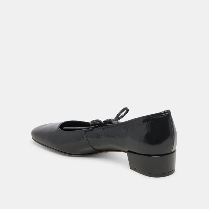 Heels Women Dolce Vita Ardien Heels Midnight Crinkle Patent
