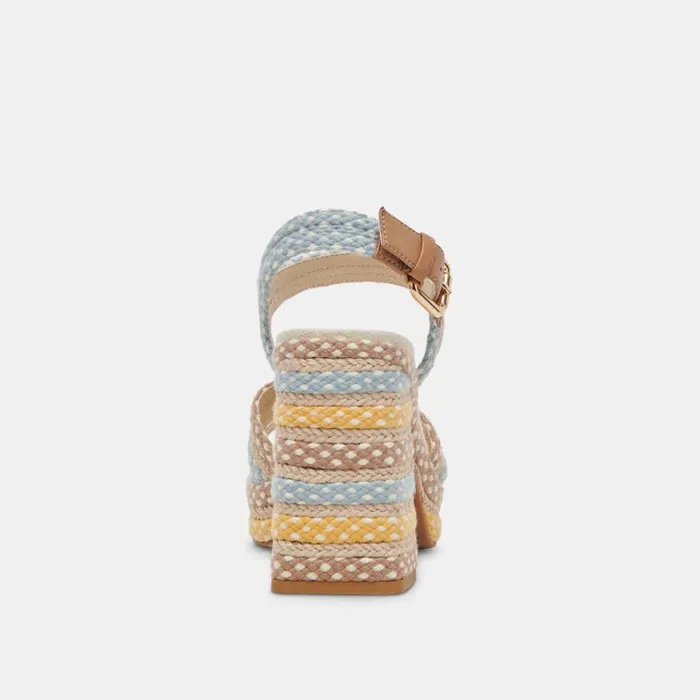 Heels Women Dolce Vita Arnela Heels Citrus Multi Woven