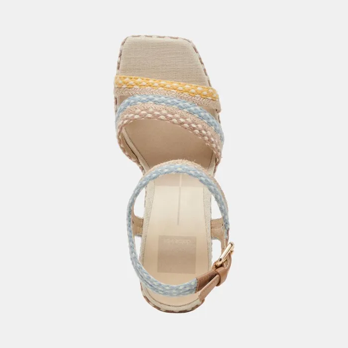 Heels Women Dolce Vita Arnela Heels Citrus Multi Woven