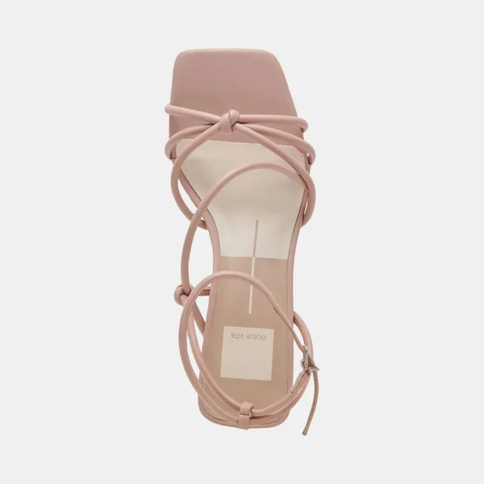 Heels Women Dolce Vita Bev Wide Heels Rose Leather