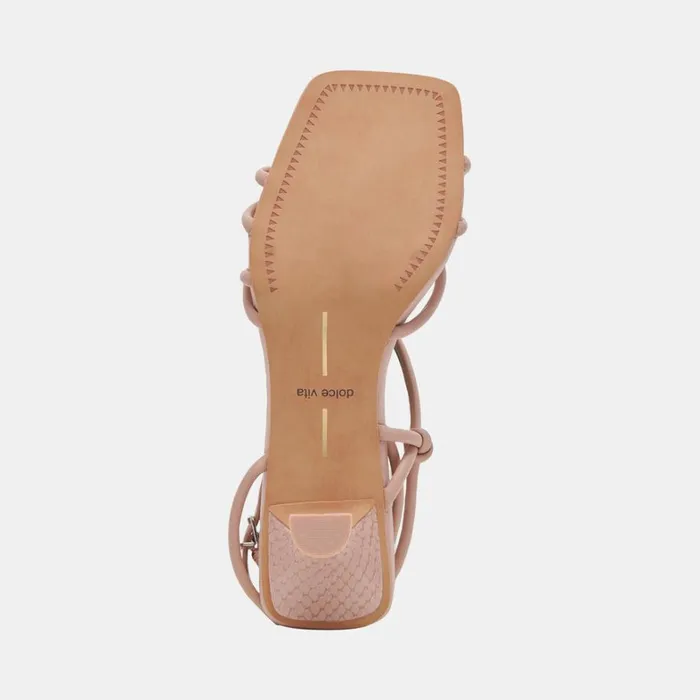 Heels Women Dolce Vita Bev Wide Heels Rose Leather