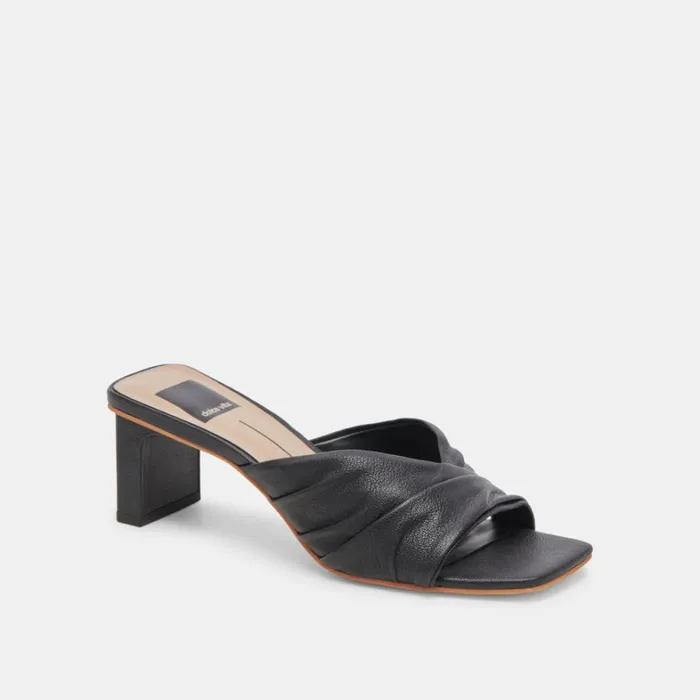 Heels Women Dolce Vita Carlan Heels Black Leather