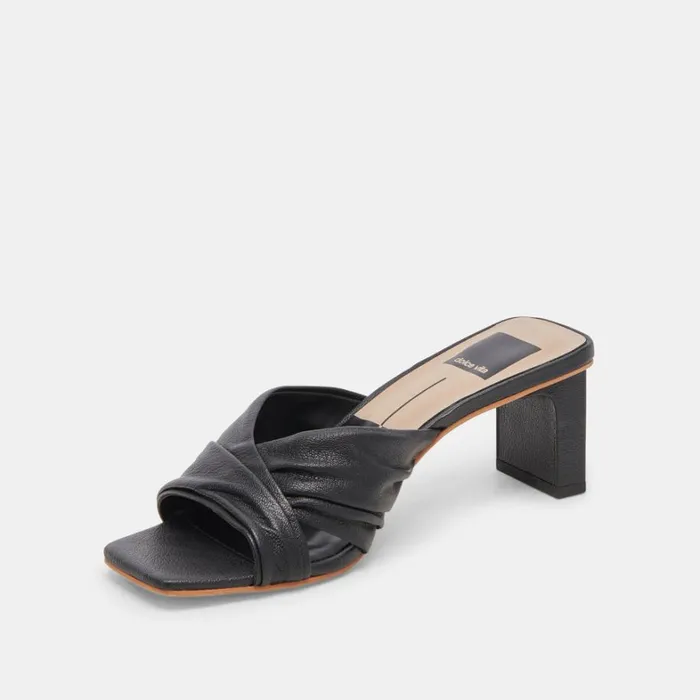 Heels Women Dolce Vita Carlan Heels Black Leather