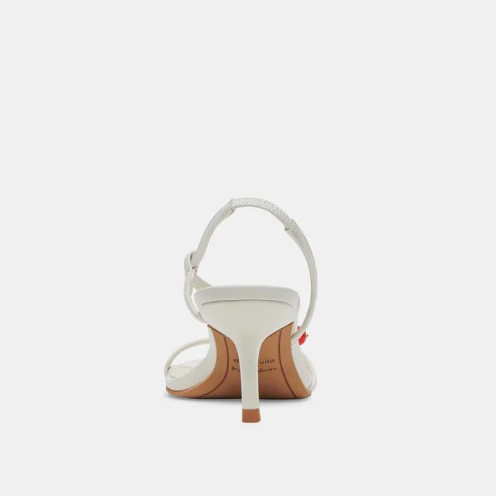 Heels Women Dolce Vita Cerise Heels White Patent Stella