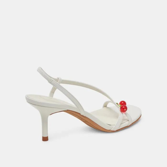 Heels Women Dolce Vita Cerise Heels White Patent Stella